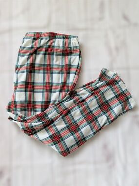 Women’s Pajama Bottoms Plus Size 2X Wondershop Target Holiday Plaid Fleece Red